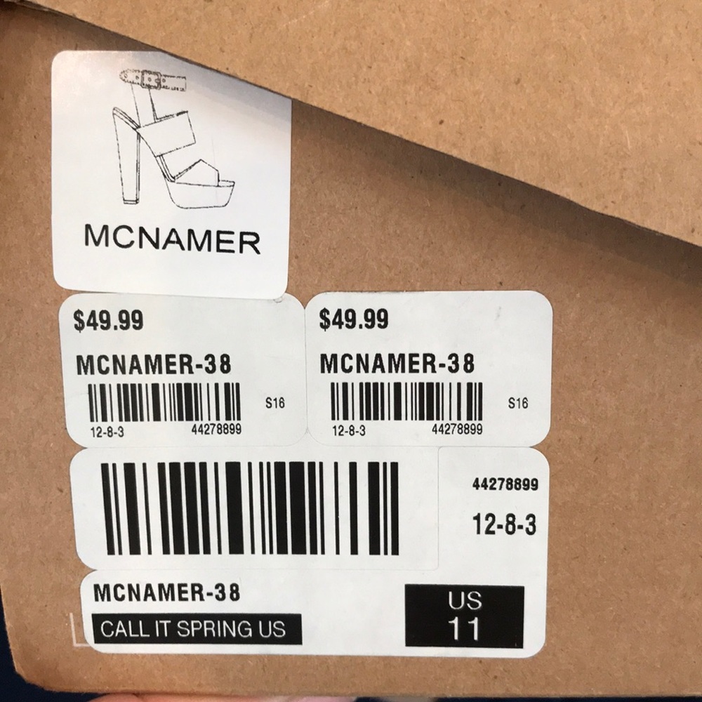 LIKE NEW — Sandal heels